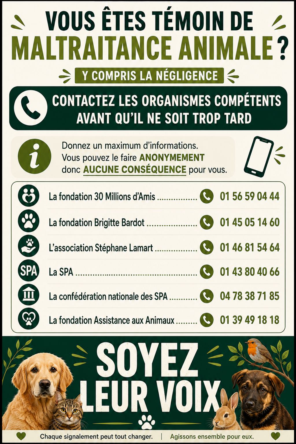 Numéros d'urgence et informations utiles - L'Arche de la Juine